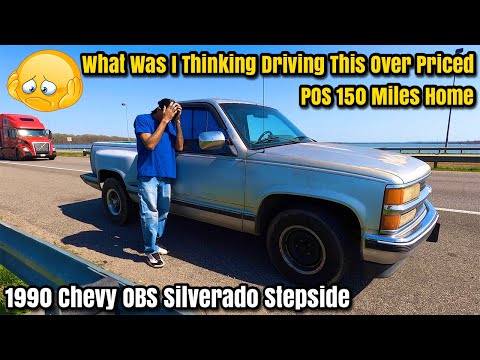 Road Trip To Pick Up My 1990 Chevy OBS Silverado Stepside Truck Project
