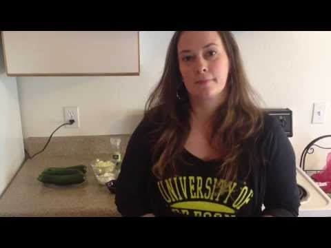 how to skin a zucchini