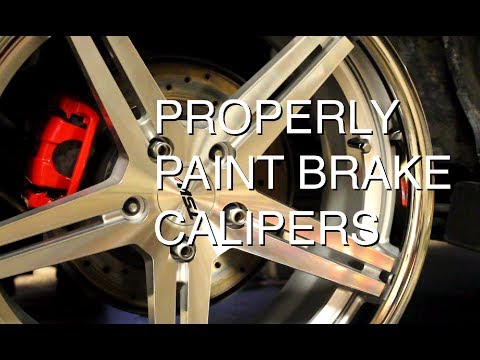 how to paint ve brake calipers