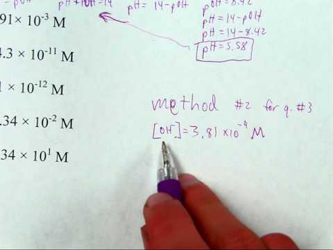 video-linktoworks-Calculating pH from hydrogen or hydroxide ion...