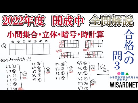 開成中学校の過去問解説動画 一覧｜【WISARDNET】中学受験 過去
