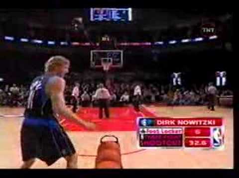 Dirk Nowitzki Three Point Contest R1