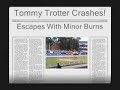 Drag racing crash gone bad