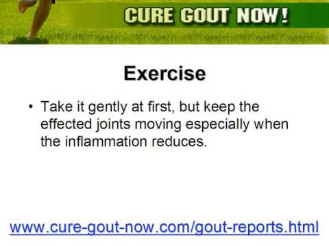 how to relieve gout attack