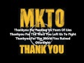Thankyou Lyric Video HD Audio