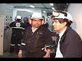 El mantenimiento en el complejo hidroeléctrico del Mantaro