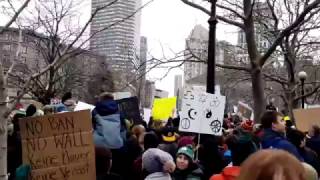 Boston Marches Against the Muslin Ban