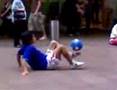 Freakish soccer freestyle kid must see!!