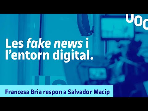 Algoritmes ètics per lluitar contra la desinformació. Salvador Macip