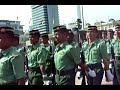 Rehearsal bagi perarakan masuk panji-panji YDP Agong di Dataran Merdeka, KL.