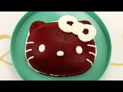 How to Make Hello Kitty Red Velvet Cake!