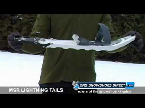 how to fasten msr snowshoes