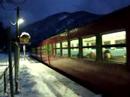 雪の餘部駅