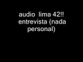 lima 42   entrevista (nada personal)