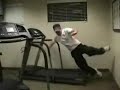 Total Idiot On Treadmill