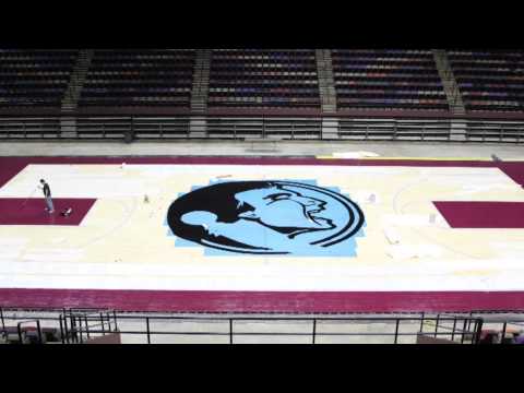 FSU Basketball Court Time Lapse