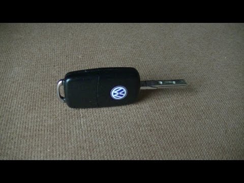 how to change the battery in a vw key