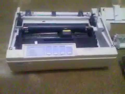 how to print self test on lx300