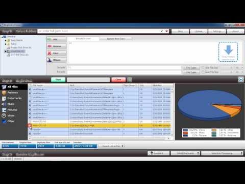 how to locate duplicate files