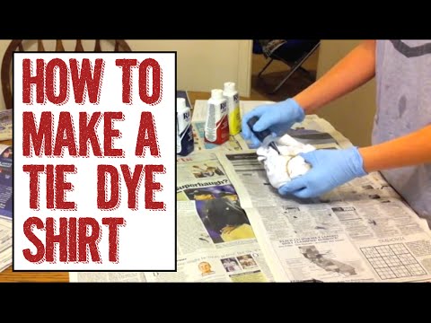 how to make cool tie dye t-shirts