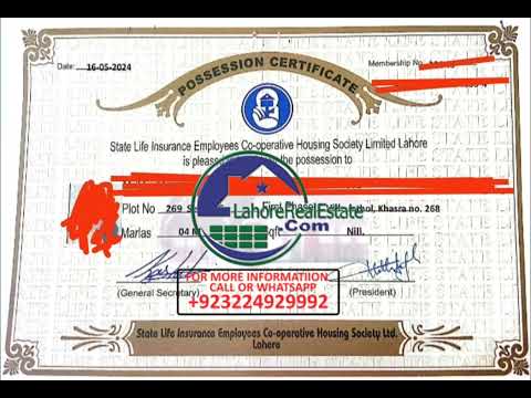 State Life Housing Scheme Lahore Extension Commercial Plots Possession Announced