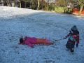 Yok Yok 旭旭 pulling the sledge