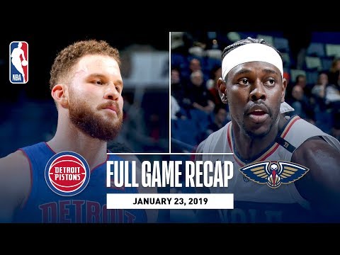 Video: Full Game Recap: Pistons vs Pelicans | Blake Griffin Does It All For Detroit