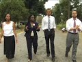 Barack Obama Walks Through Gentilly