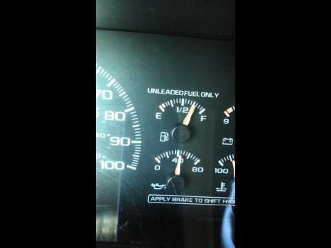 how to reset fuel gauge needle