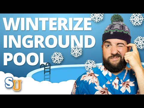 how to drain pool for winter