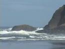 Cape Disappointment Surf Crashing On Rocks