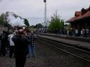 SP 4449 & UP 844 doubleheader approaching Centralia