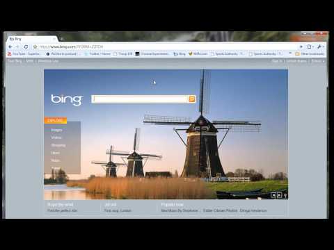 how to make bing your search engine