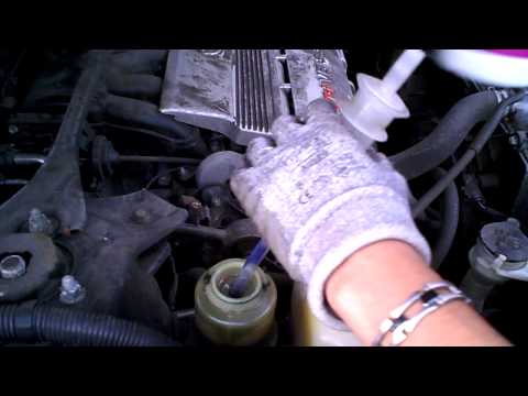 DIY: 06′ Toyota Highlander Drain / Refill Power Steering Fluid Procedure by onza04