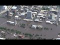 Aerial tour of flooding in Cedar Rapids, Iowa area