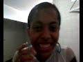 no banheiro no meu niver i