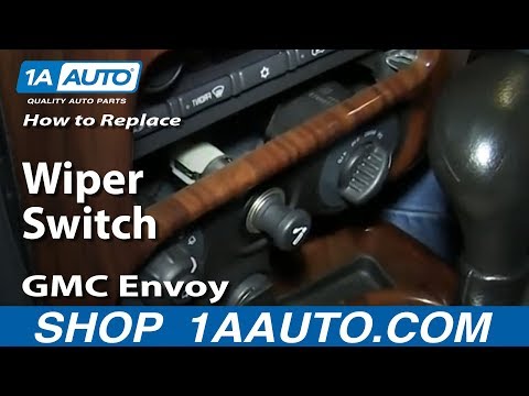 How To Install Replace Rear Wiper Switch 2002-09 GMC Envoy