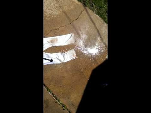 how to whiten football pants
