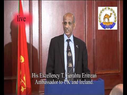 Awate Suleiman - Pressconference Embassy of the State of Eritrea in UK with His Excellency T. Gerahtu, Eritrean Ambassador to the United Kingdom and Ireland. by wedigere, wed...