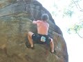 Rock climbing SW Barrenjoey 5.11b Rock climbing SW Barrenjoey 5.11b