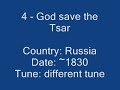 ♫ God Save - 1686 - 1745 - 1795 - 1830 ♪