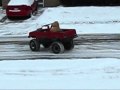 Mini Monster Truck go kart snow bash