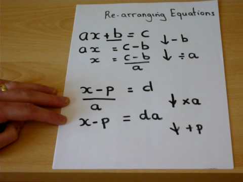 how to make x the subject