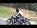 Riding the Thruxton