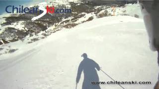 C&oacute;ndor 2 ski trail video, Termas de Chill&aacute;n Chile
