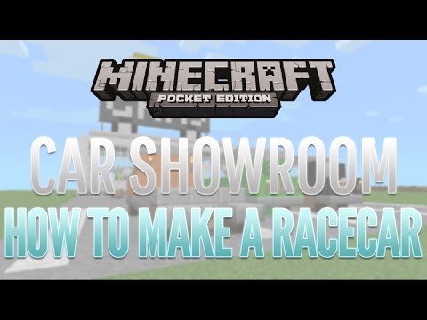 how to make a moving vehicle in minecraft pe