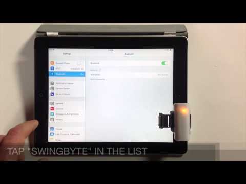 how to sync swingbyte