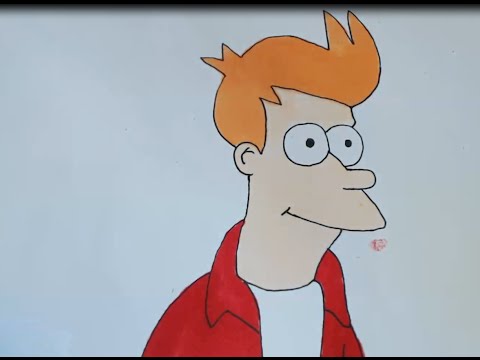 how to draw philip j fry