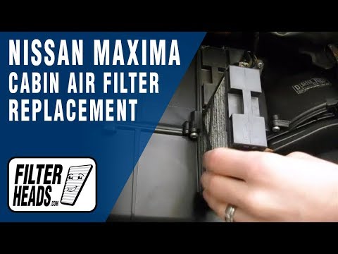 Cabin air filter replacement- Nissan Maxima