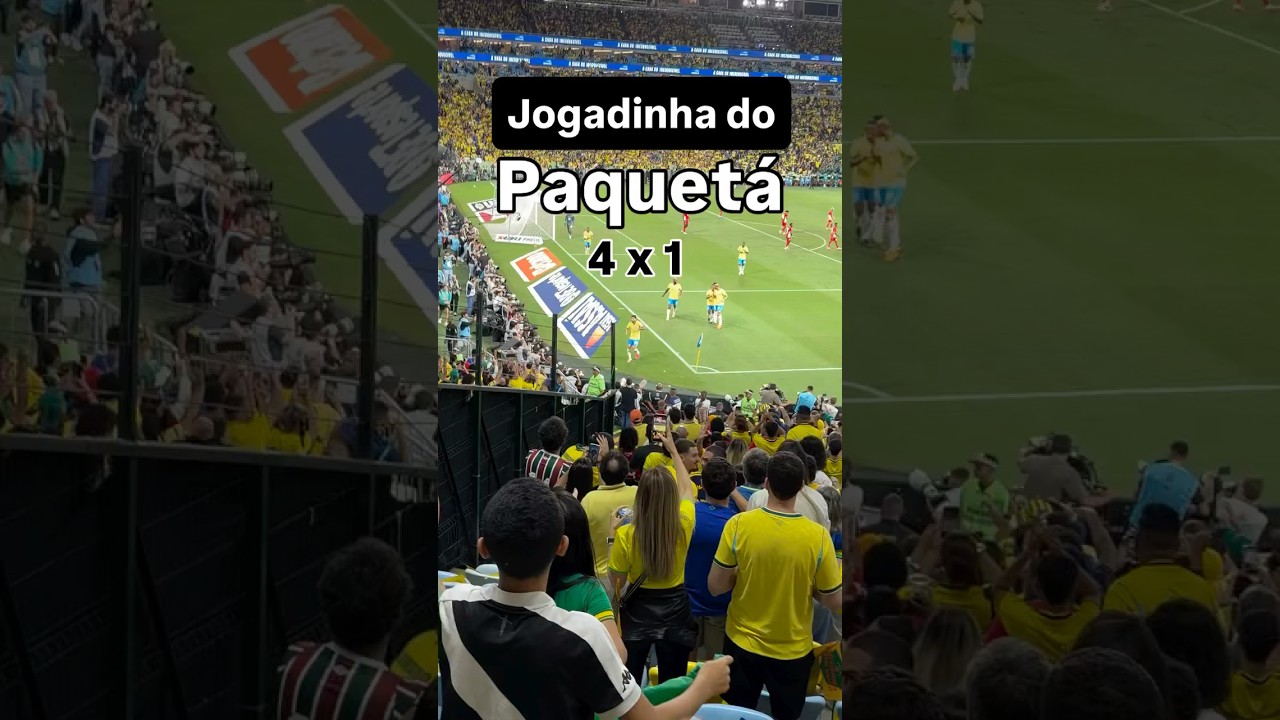 Gol do Paquetá com direito a dancinha!